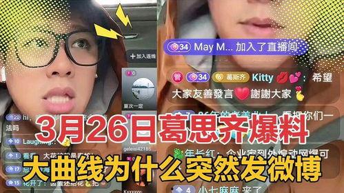 葛思奇最新爆料消息,揭秘娱乐圈惊人内幕